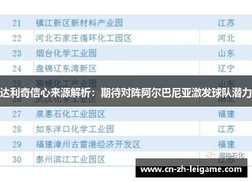 达利奇信心来源解析:期待对阵阿尔巴尼亚激发球队潜力 达利奇信心来源解析:期待对阵阿尔巴尼亚激发球队潜力